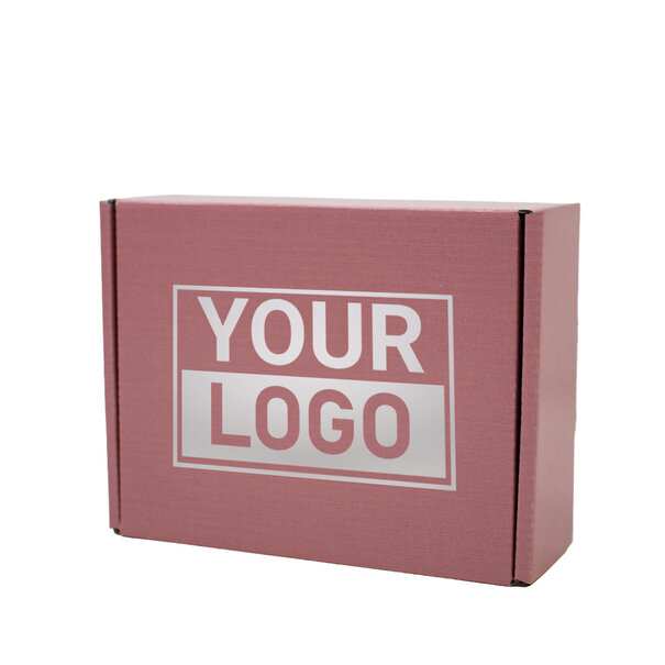 Levertijd ca.10 werkdagen Postdozen bedrukken Oud Roze 160x130x90mm