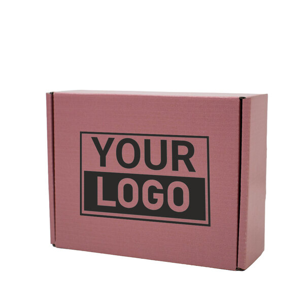 Levertijd ca.10 werkdagen Postdozen bedrukken Oud Roze 160x130x90mm