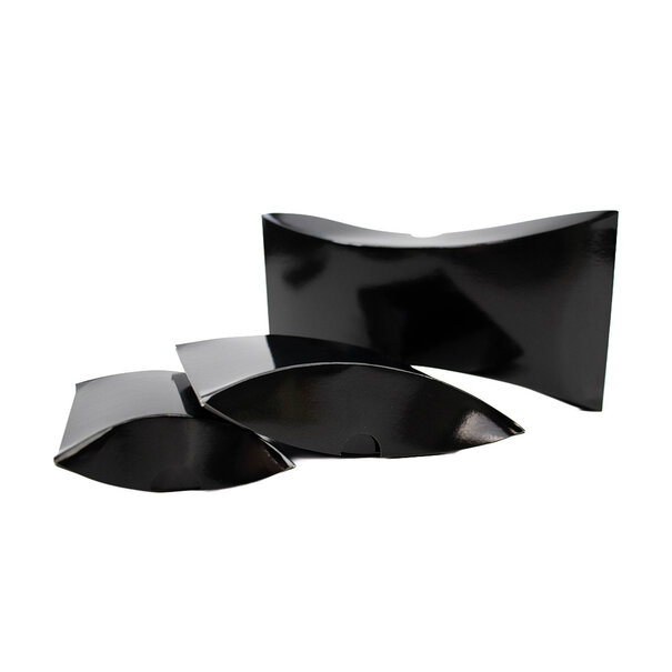 Levering uit voorraad 25x gondeldoos Zwart 110x230x40mm