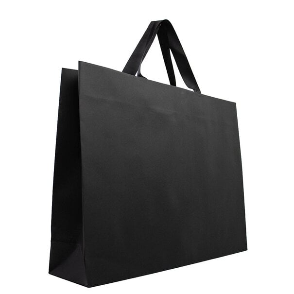 Levering uit voorraad 10x cadeautasjes Mat Zwart Extra groot