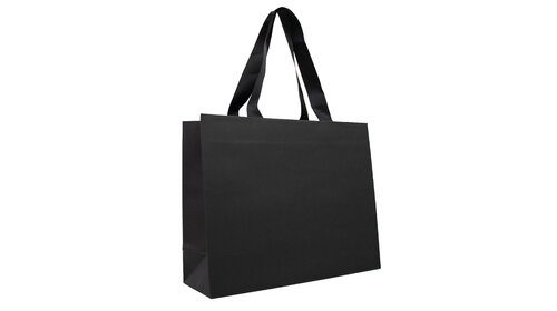 10x cadeautasjes Mat Zwart A4