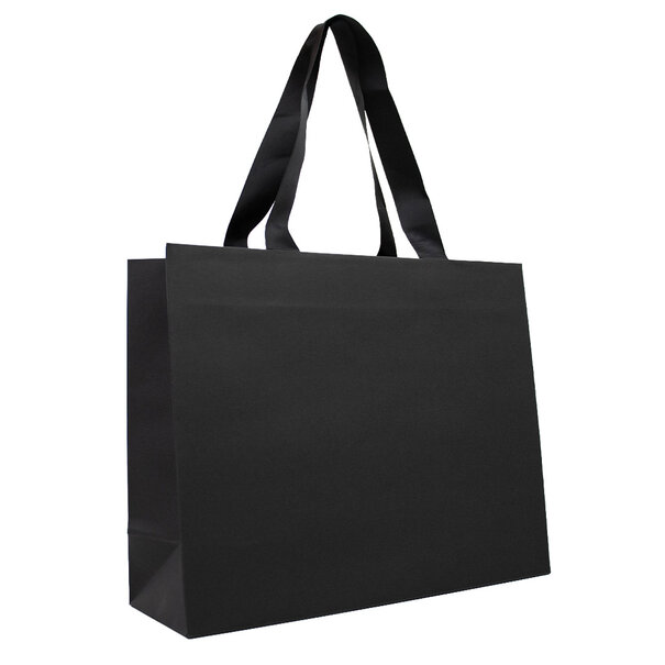 Levering uit voorraad 10x cadeautasjes Mat Zwart A4