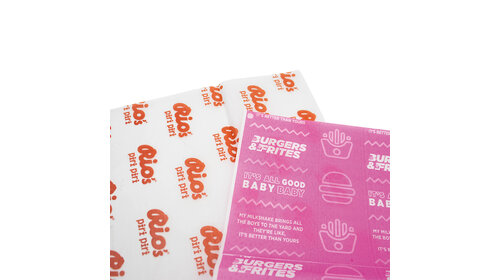 Vetvrij papier bedrukken 21x31cm 1 kleur