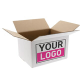 Dozen bedrukken Wit 305x215x200mm