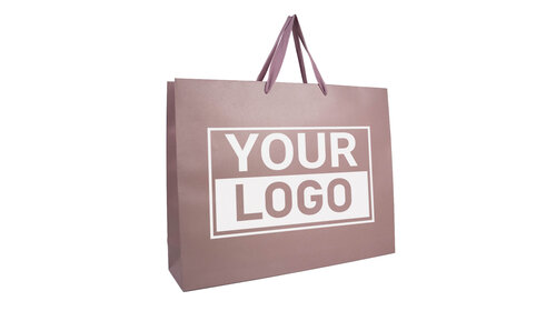 Cadeautasje bedrukken Dusty Rose Extra Groot