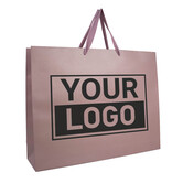 Cadeautasje bedrukken Dusty Rose Extra Groot