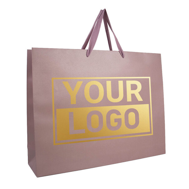 Levertijd ca.10 werkdagen Cadeautasje bedrukken Dusty Rose Extra Groot