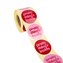 500x sticker 'Pretty things inside' assorti Rood-Roze 50mm