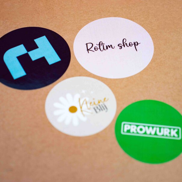 Levertijd ca. 7 werkdagen Stickers laten drukken - Rond - Full colour