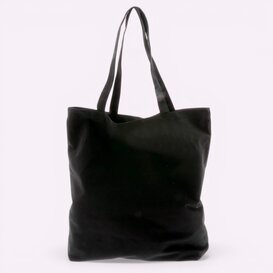10x katoenen strandtas Zwart