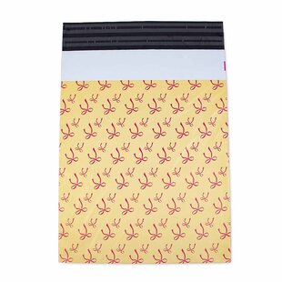 100x verzendzakken Bows Yellow Medium
