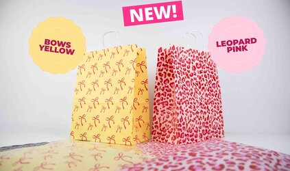 Bows Yellow & Leopard Pink: de nieuwe collecties die jouw verpakking laten stralen