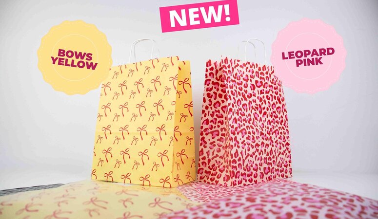 Bows Yellow & Leopard Pink: de nieuwe collecties die jouw verpakking laten stralen