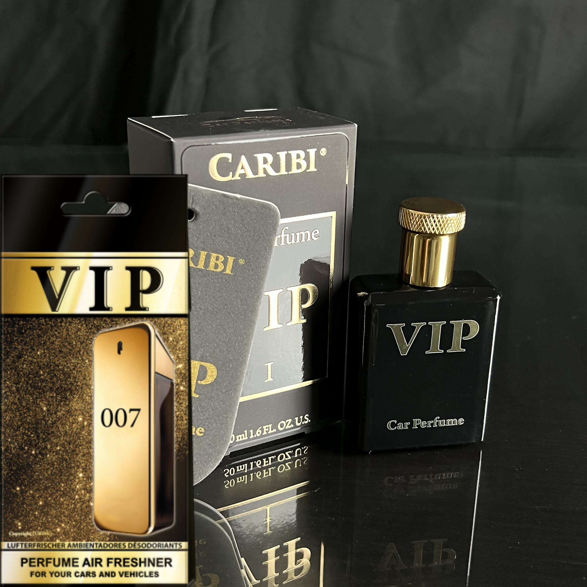 spray autoparfum VIP Gold I + Luve VIP hanger