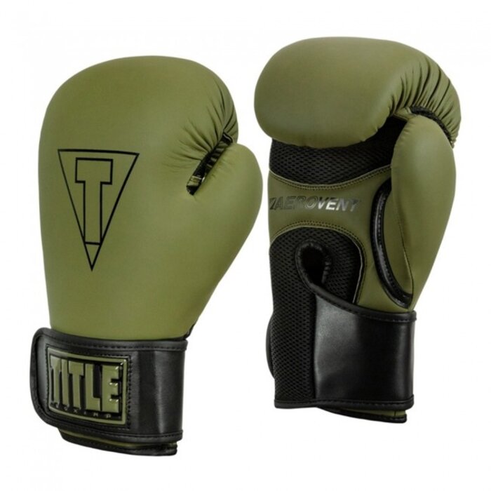 Title Title (kick)boxing gloves Vegan Fitness Green/Black