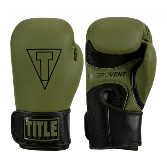 Title Title (kick)boxing gloves Vegan Fitness Green/Black
