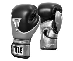 Title Title Boxing Gloves Infused-Foam Interrogate Black/Silver