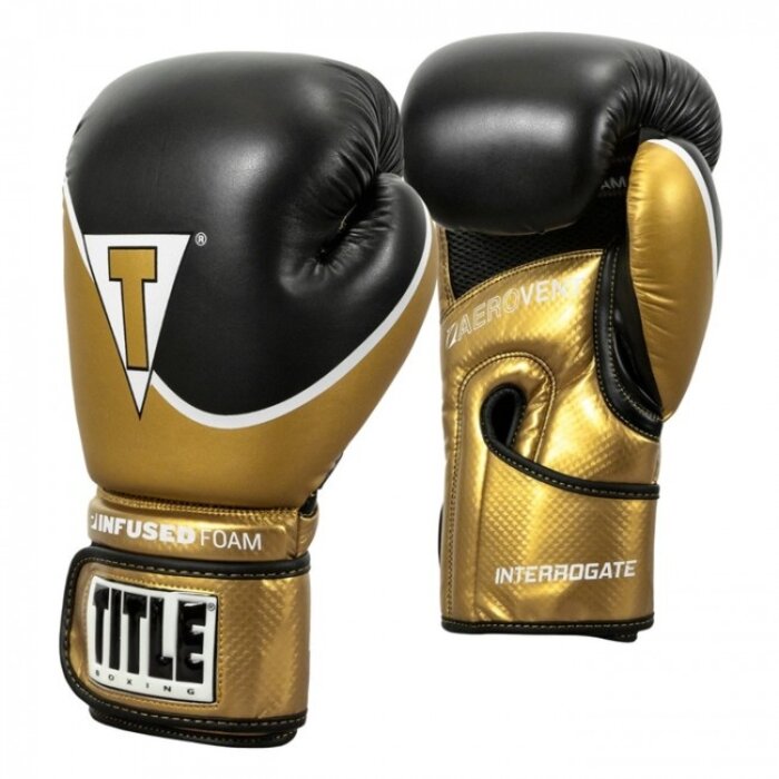 Title Title Boxhandschuhe Infused-Foam Interrogate Schwarz/Gold
