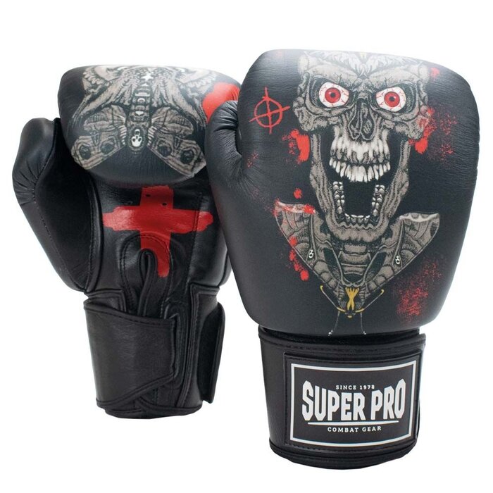 Super Pro Combat Gear (kick)boxing gloves Skull Buy2Fight