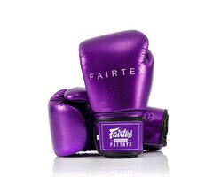 Fairtex Fairtex (kick)bokshandschoenen Metallic