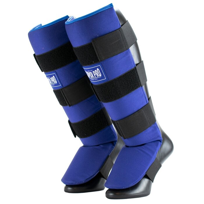 Super Pro Super Pro Combat Gear Scheenbeschermer Savior Blauw/zwart