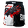 Super Pro Combat Gear Mma Short Raven XS, rood - zwart - wit