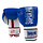 Super Pro Combat Gear Leather Thai Gloves Stripes 10 oz, rood - blauw - wit