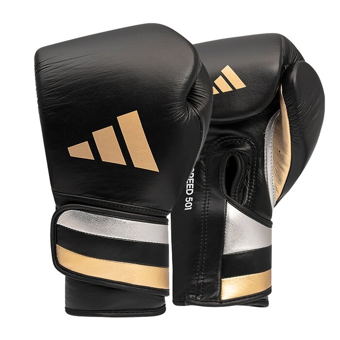 Adidas adidas Speed 500 Professional (kick)bokshandschoenen 12 oz, goud - zwart