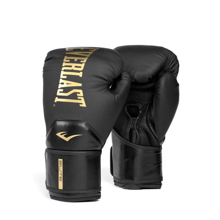 Everlast Everlast Elite 2 Boxing Gloves Black/Gold