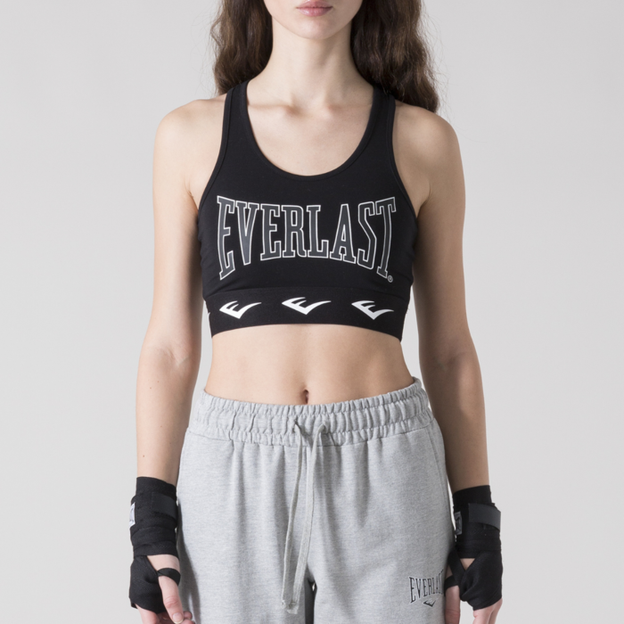 Everlast Everlast Jersey Stretch Logo Top Zwart