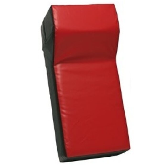 Sportief Boxing Gear Sportief Boxing Gear Trap/stootkussen met hoek 75 x 35 x 25-15 cm Zwart/rood