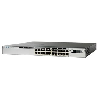 Cisco WS-C3750X-24T-L, 24-port Gigabit Managed Mwitch + 4x SFP Port