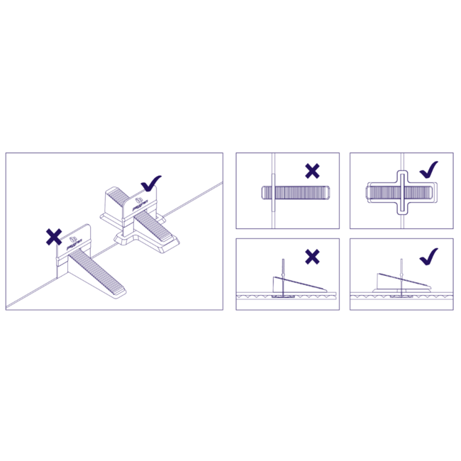 Onderleg plaatje Wedge Base