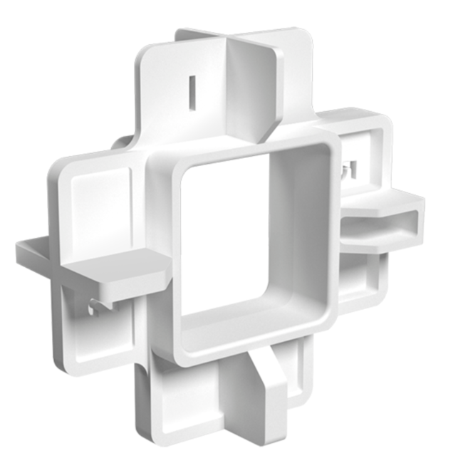 Peygran Multi X 4X afstandhouders – 60 stuks