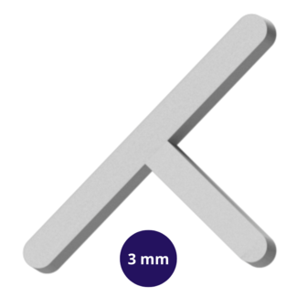 Peygran T-Fliesenkreuze 3 mm