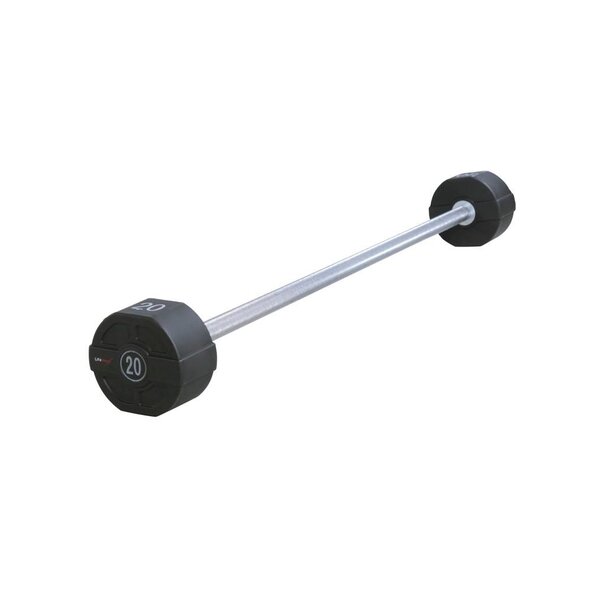 Lifemaxx® LMX74.S Lifemaxx PU straight barbell (10 - 40kg)