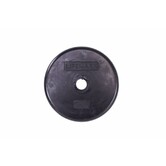 LMX84 Disc rubber coated 30mm - black (0,5 - 10kg)