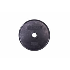 LMX84 Disc rubber coated 30mm - black (0,5 - 10kg)