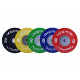 LMX85C Crossmaxx® Comp. bumper plate 50mm - coloured (10 - 25kg)