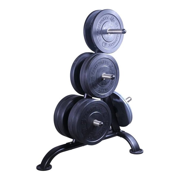 Lifemaxx® LMX1030.50W Weightplate rack for 50mm discs (black)