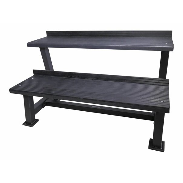 Crossmaxx® LMX1145 Crossmaxx® kettlebell rack (black)