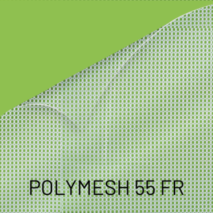 POLYMESH 55PLUS: reißfestes PVC-freies Mesh-Tuch 10%