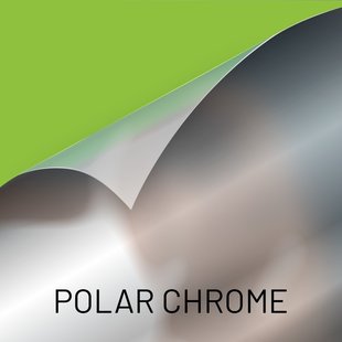POLAR CHROME: selbstklebende metallisierte Folie