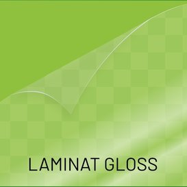 PP 60 LAM GLOSS: sehr klares, hochglänzendes Laminat