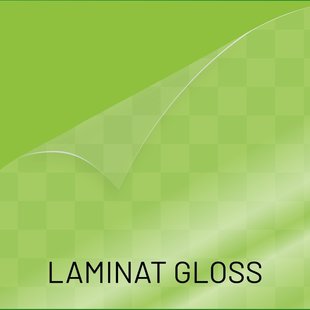 PP 60 LAM GLOSS: sehr klares, hochglänzendes Laminat