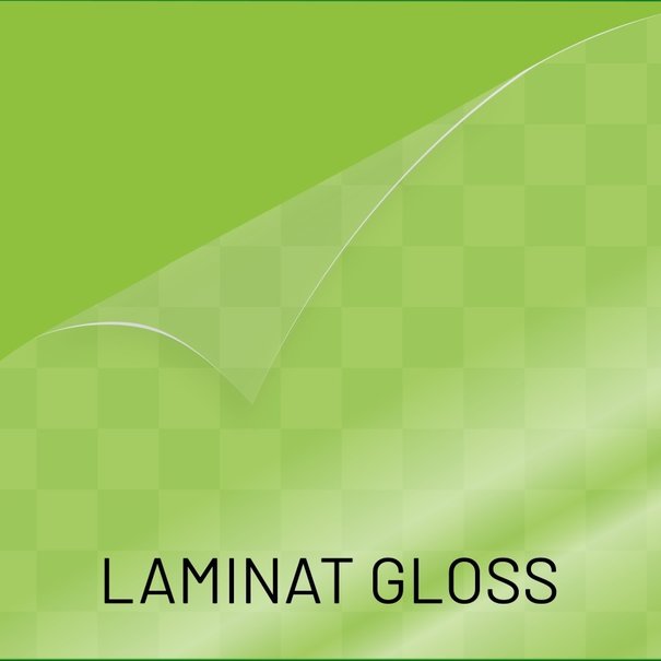 Greencolors PP 60 LAM GLOSS: sehr klares, hochglänzendes Laminat
