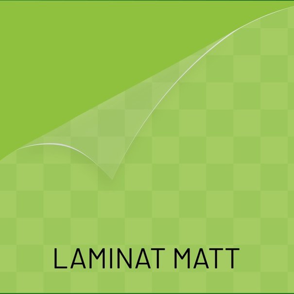 Greencolors PP 60 LAM MATT: sehr klares, mattes Laminat