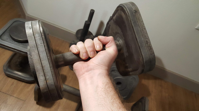 Ironmaster dumbbells are indestructible (and fire proof)