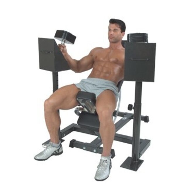 Ironmaster Spotting Stand Base mit Kurzhantelablagen