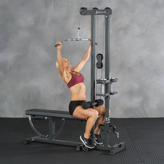Ironmaster Cable Lat Tower Accessoire voor de Super Bench & Super Bench Pro
